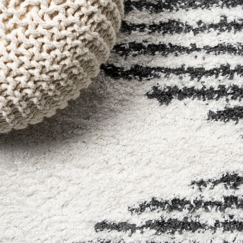 Hastings Elm Diamond Stripe Geometric Area Rug