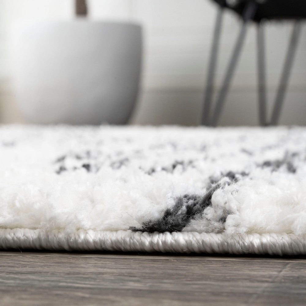 Hastings Elm Diamond Stripe Geometric Area Rug