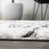 Hastings Elm Diamond Stripe Geometric Area Rug