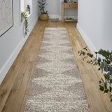 Hastings Elm Diamond Stripe Geometric Area Rug