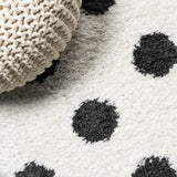 Gisborne Pere Modern Dot Shag Area Rug
