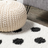 Gisborne Pere Modern Dot Shag Area Rug