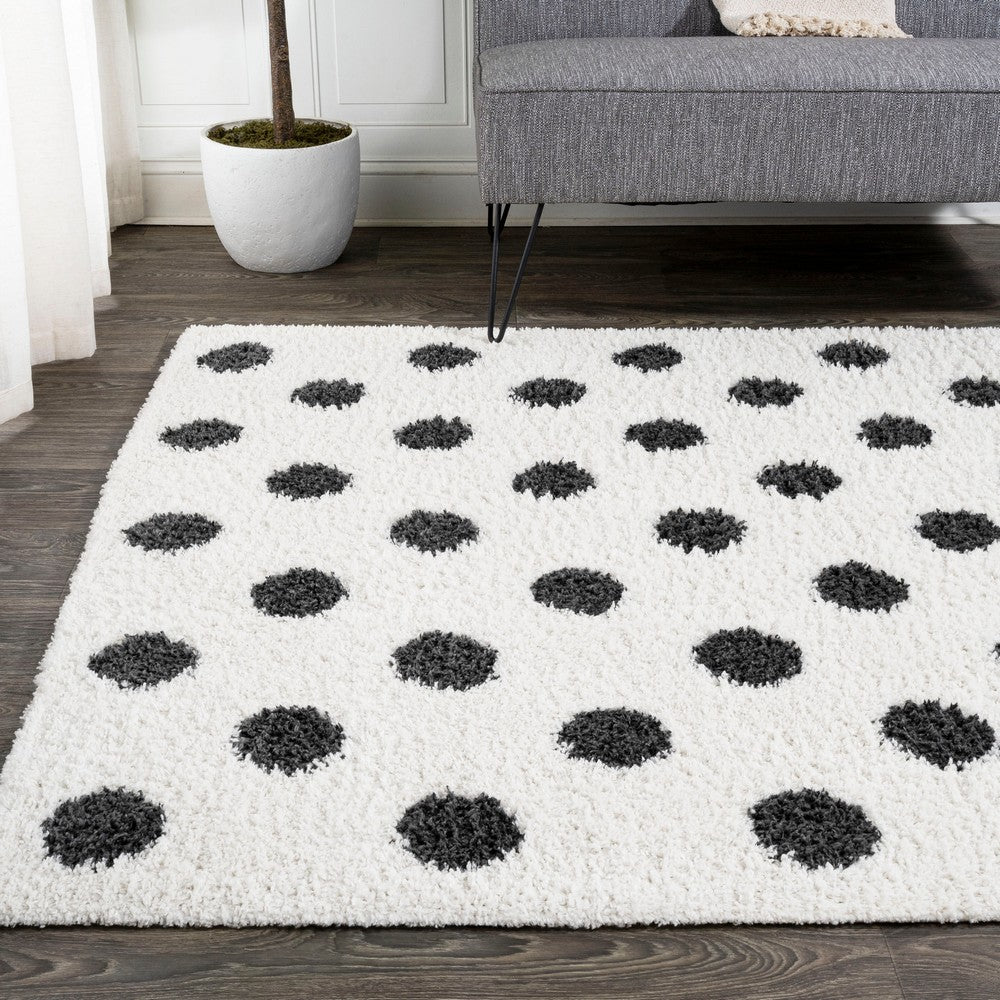 Gisborne Pere Modern Dot Shag Area Rug