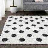 Gisborne Pere Modern Dot Shag Area Rug