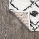 Conde Caimari Moroccan Diamond Shag Area Rug