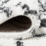 Conde Caimari Moroccan Diamond Shag Area Rug