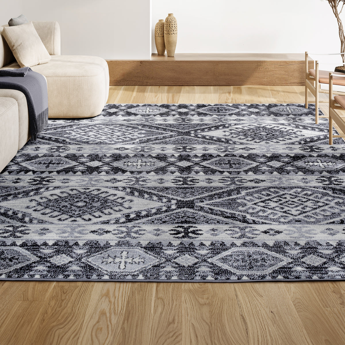 Xuddur Sura Modern Kilim Geometric Area Rug