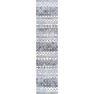 Bourke Azmar Moroccan Geometric Distressed Area Rug