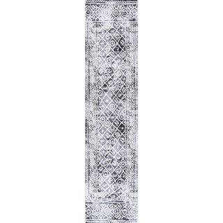 Katwe Iften Moroccan Geometric Distressed Area Rug