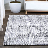 Katwe Iften Moroccan Geometric Distressed Area Rug