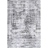 Katwe Iften Moroccan Geometric Distressed Area Rug