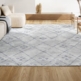 Ambrolauri Izil Moroccan Geometric Diamond Area Rug