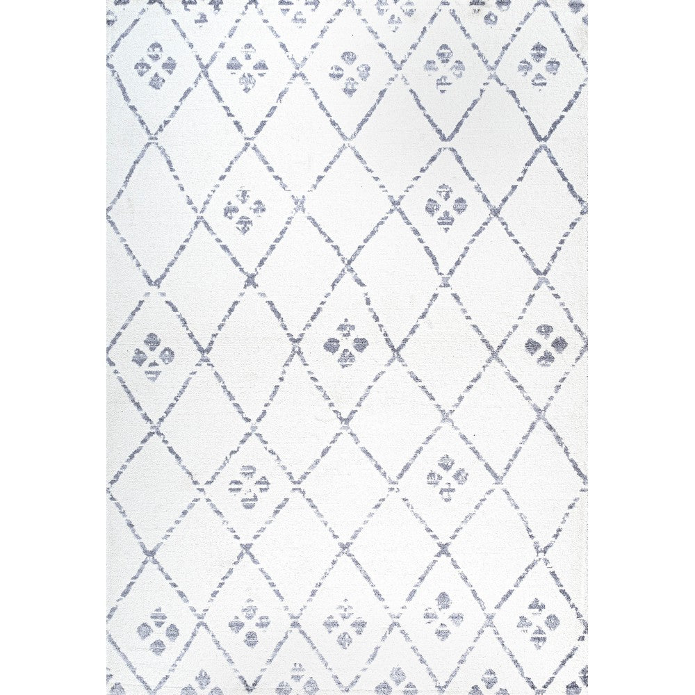 Ambrolauri Izil Moroccan Geometric Diamond Area Rug