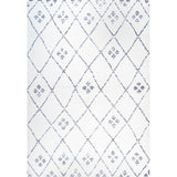 Ambrolauri Izil Moroccan Geometric Diamond Area Rug