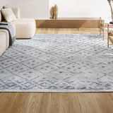 Plumtree Juba Moroccan Geometric Diamond Area Rug