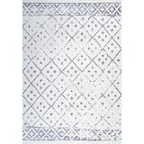 Plumtree Juba Moroccan Geometric Diamond Area Rug