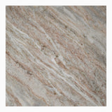 Erosia 15" Contemporary Natural Marble Handmade Cube End Table