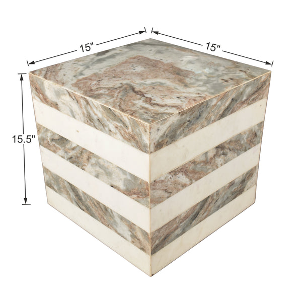 Dimension Image Beige/White/Gray / 15.5''