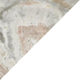Erosia 15" Contemporary Natural Marble Handmade Cube End Table