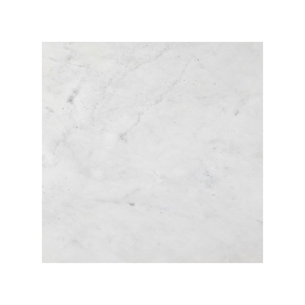 Erosia 15" Contemporary Natural Marble Handmade Cube End Table