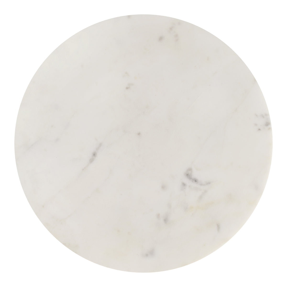 Lippa 17.75" Contemporary Natural Marble Handmade X-Shaped End Table