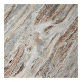 Stone 18.5" Contemporary Natural Marble Handmade T-Shaped End Table