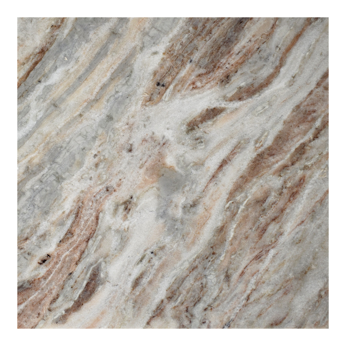 Stone 18.5" Contemporary Natural Marble Handmade T-Shaped End Table