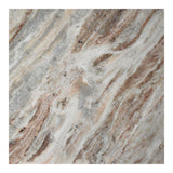 Stone 18.5" Contemporary Natural Marble Handmade T-Shaped End Table