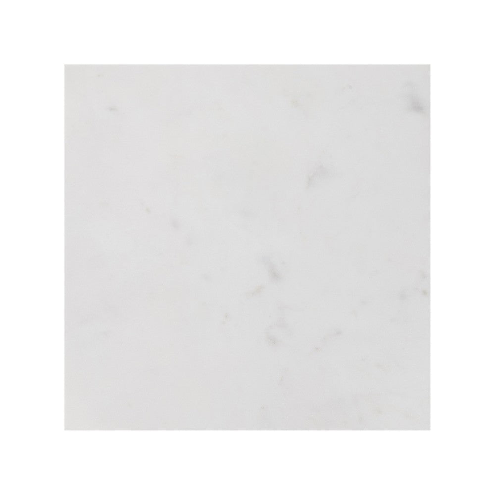 Stone 18.5" Contemporary Natural Marble Handmade T-Shaped End Table