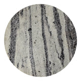 Decorative 17.5" Contemporary Natural Marble Handmade X-Shaped End Table
