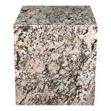 Walker 20" Modern Natural Marble Handmade Rectangular 2-Shelf End Table