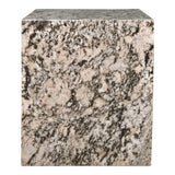 Walker 20" Modern Natural Marble Handmade Rectangular 2-Shelf End Table