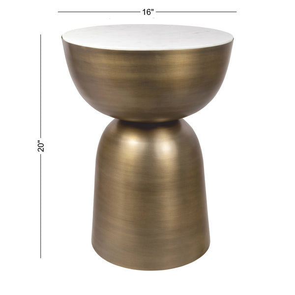 Dimension Image Antique Gold/White