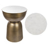 Antique Gold/White