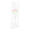 White/Rainbow