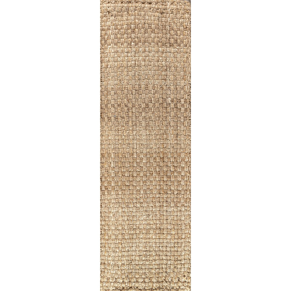 Malinn Hand Woven Boucle Chunky Jute Area Rug