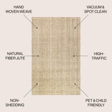 Maestra Estera Hand Woven Boucle Area Rug