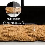 Ocean Classic Coastal Scalloped Basketweave Indoor/Outdoor Coir Mat