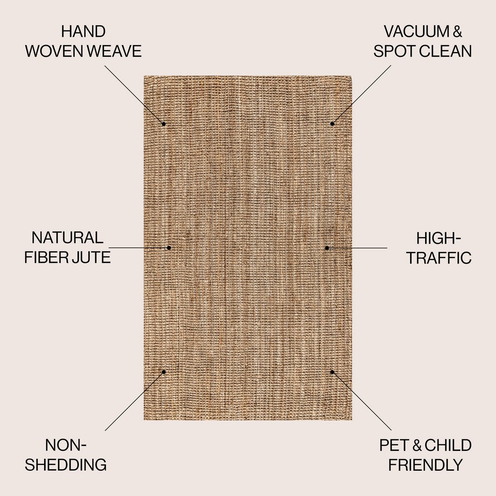 Liva Estera Hand Woven Boucle Area Rug