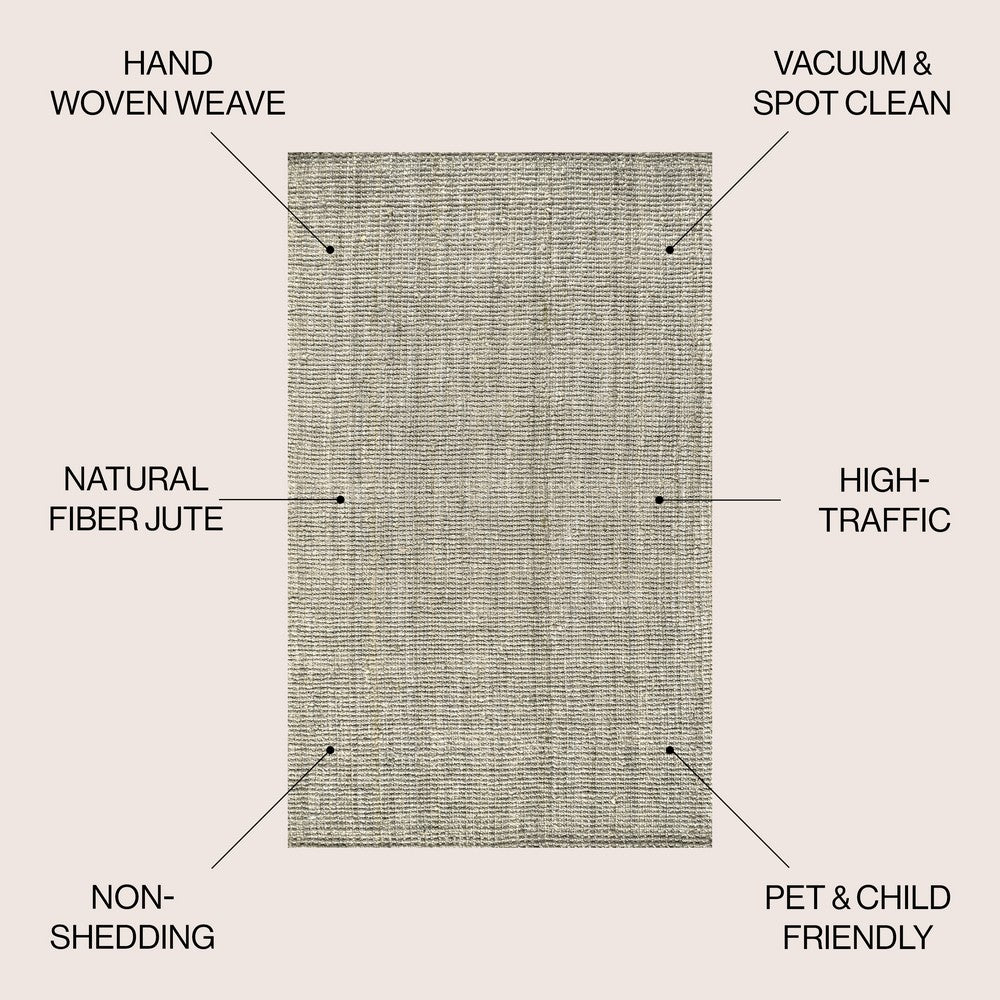 Liva Estera Hand Woven Boucle Area Rug