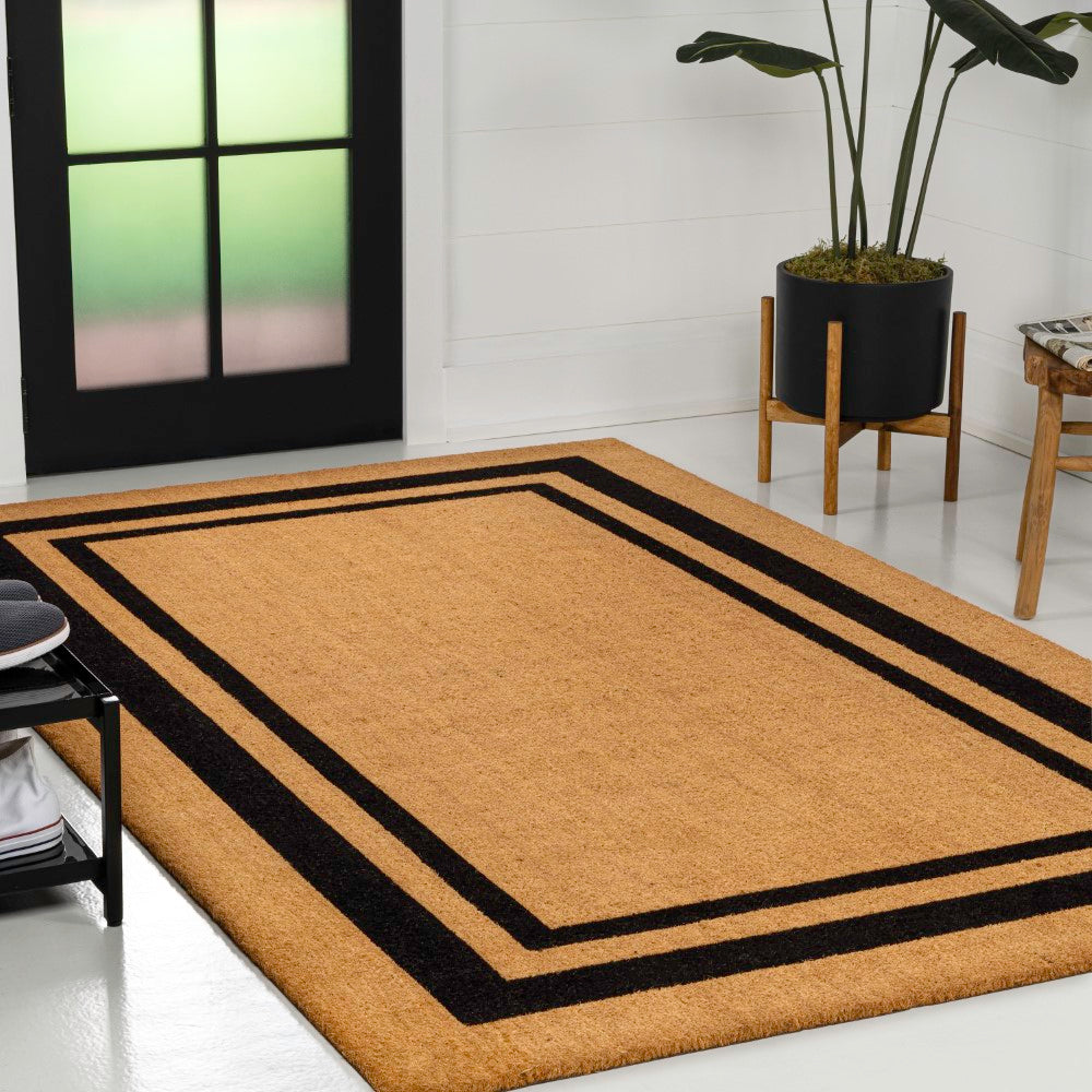 Amara Modern Classic Double Border Area Rug