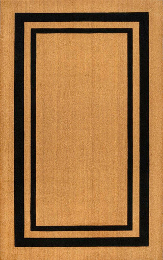 Amara Modern Classic Double Border Area Rug