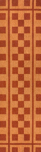 Northfield Classic Farmhouse Checkerboard Coir Area Rug