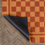 Northfield Classic Farmhouse Checkerboard Coir Area Rug