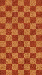 Winters Classic Farmhouse Checkered Coir Area Rug