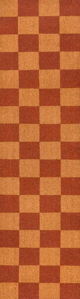 Winters Classic Farmhouse Checkered Coir Area Rug