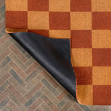 Winters Classic Farmhouse Checkered Coir Area Rug
