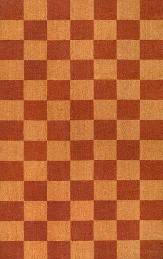 Winters Classic Farmhouse Checkered Coir Area Rug