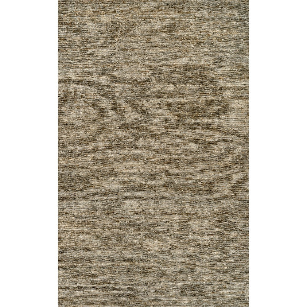 Kasv Rustic Farmhouse Woven Jute Solid Area Rug