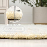 Kasv Rustic Farmhouse Woven Jute Solid Area Rug